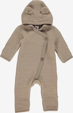Müsli by GREEN COTTON Dungarees in Beige: front