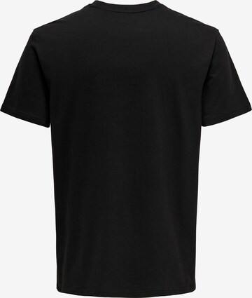 Only & Sons T-Shirt 'LENNY LIFE' in Schwarz