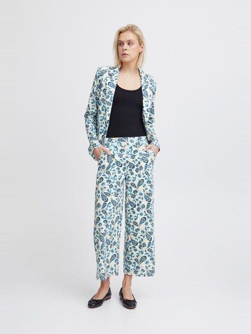 Wide Leg Pantalon à pince 'IHKate' ICHI en bleu