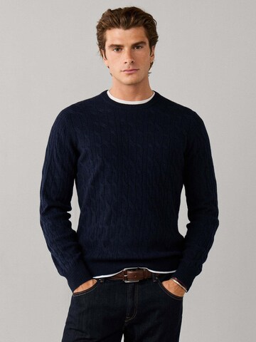 Pullover di Hackett London in blu: frontale