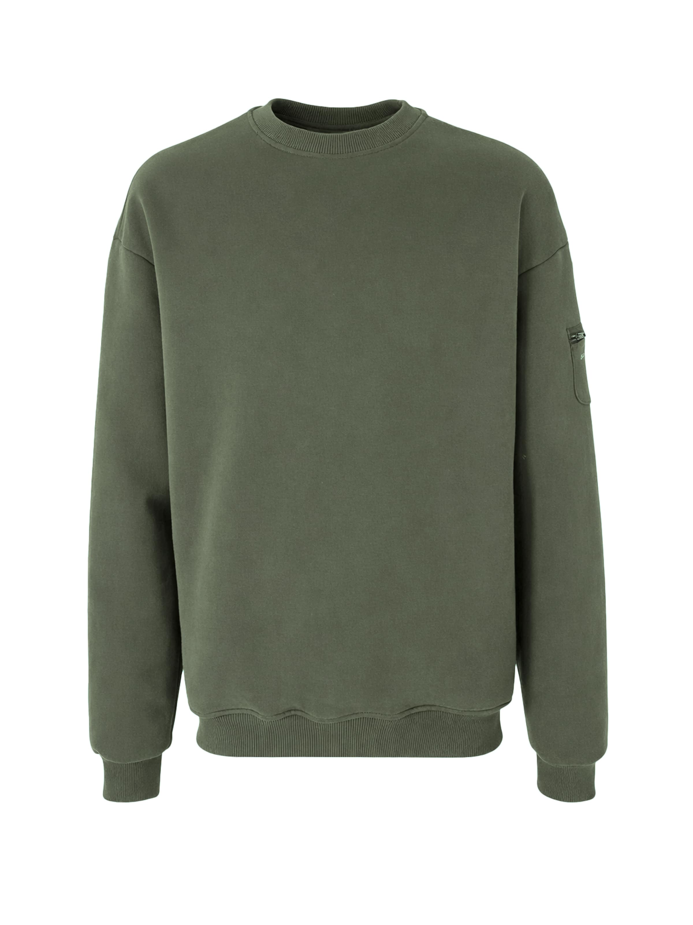 Organication Sweatshirt in Grün: Vorderseite