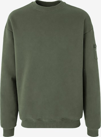 Organication Sweatshirt in Grün: Vorderseite