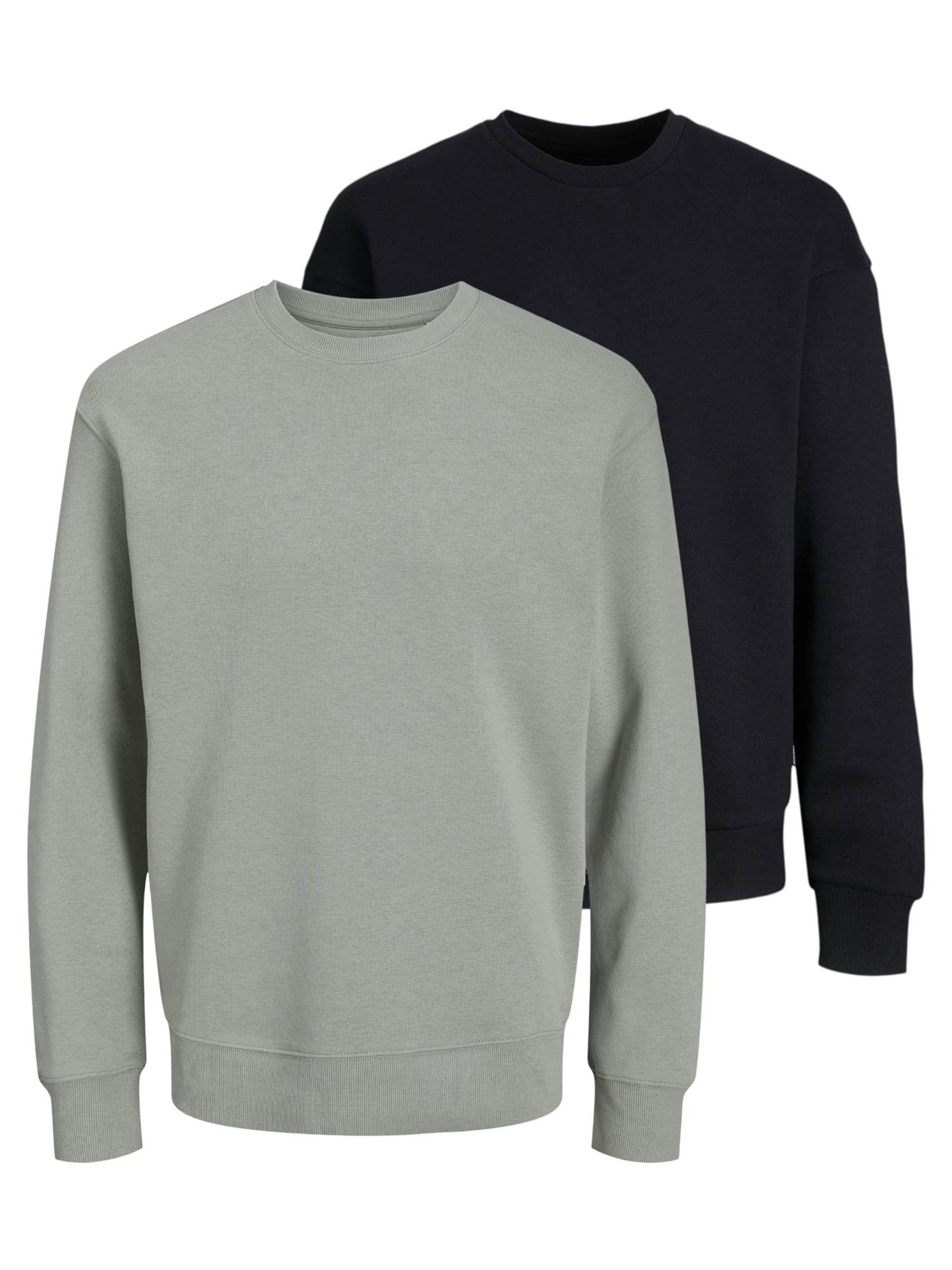 JACK & JONES Sweatshirt 'Star'‌‌‌‌‌‌‌‌‌‌ in Grau: Vorderseite