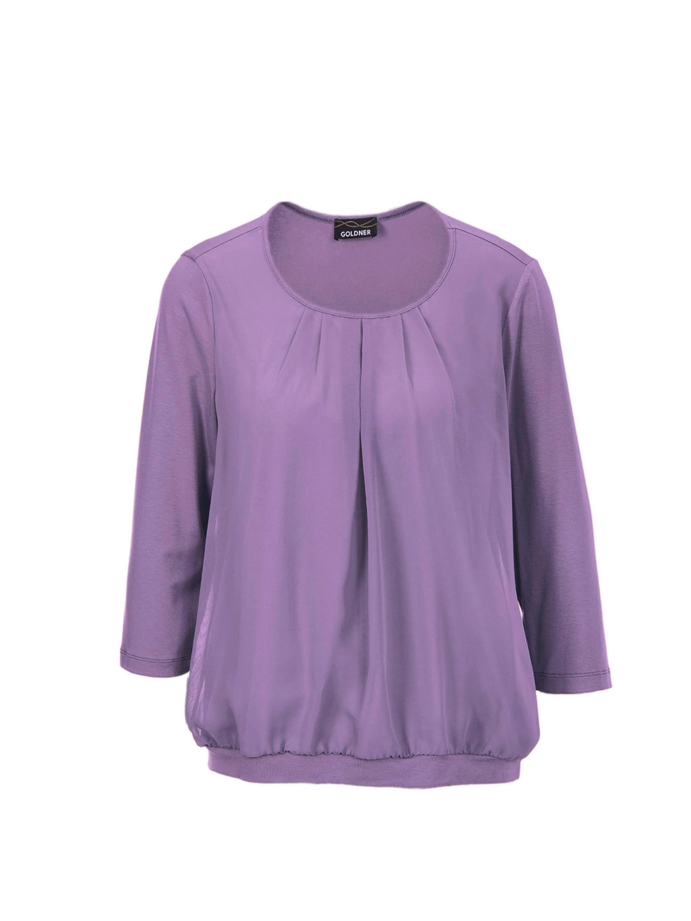 Goldner Blouse in Lila: voorkant