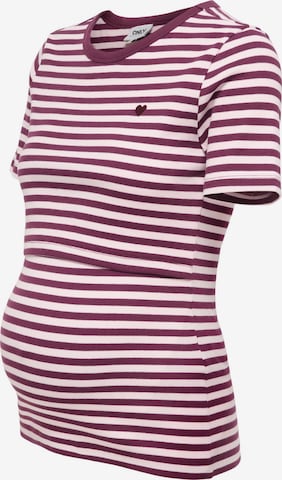 Only Maternity - Camiseta 'OLMVal' en rojo: frente