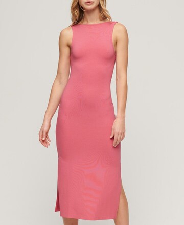 Superdry Dress in Pink: front