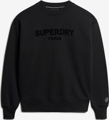 Superdry Sweatshirt in Zwart: voorkant