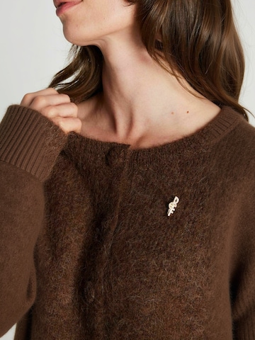 RUE de FEMME - Pullover ' Petra ' em castanho: frente