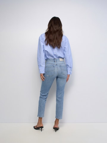 Skinny Jean 'Faith' Salsa Jeans en bleu