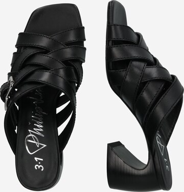 3.1 Phillip Lim - Zapatos abiertos en negro