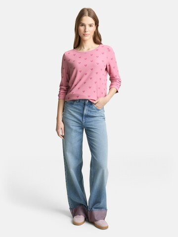 Sweat-shirt TOM TAILOR DENIM en rose