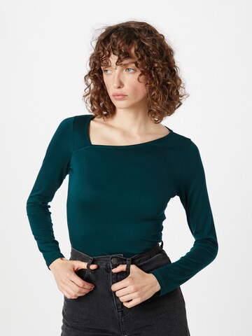 Warehouse Shirt in Groen: voorkant