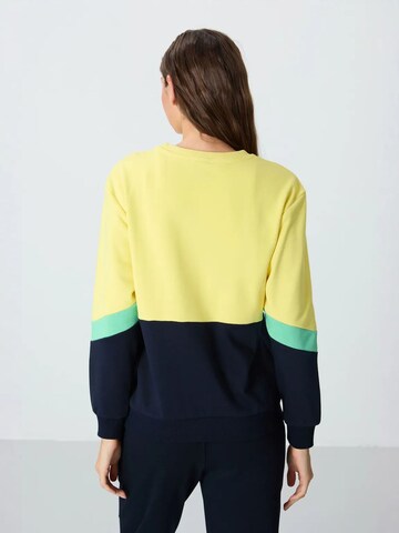 Sweat-shirt Tommy Life en jaune
