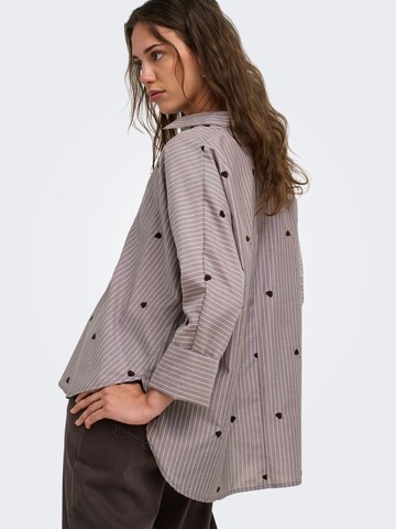 ONLY Blouse 'ONLNew Lina Grace' in Brown