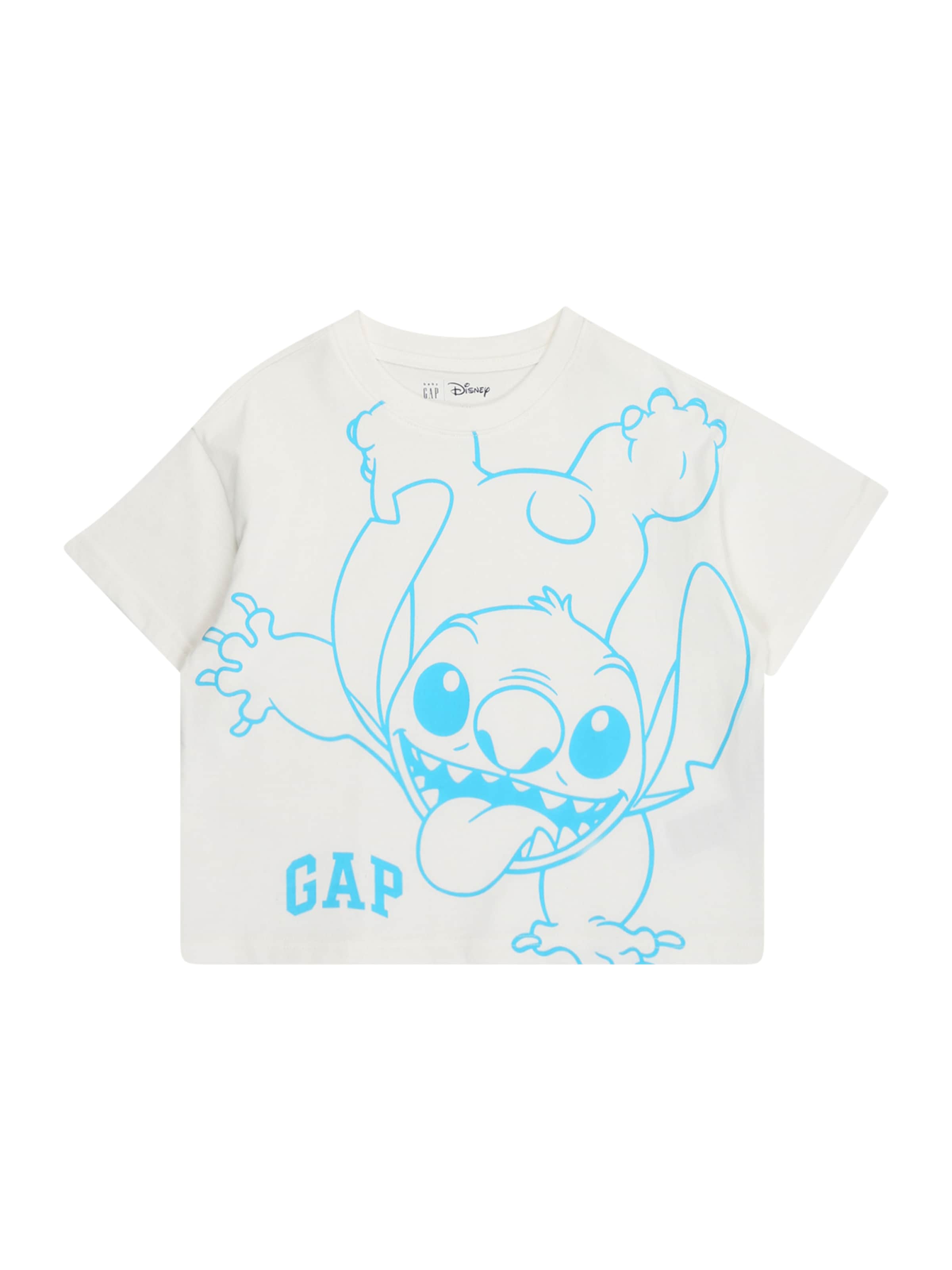 Maglietta 'DIS STITCH' di GAP in bianco: frontale