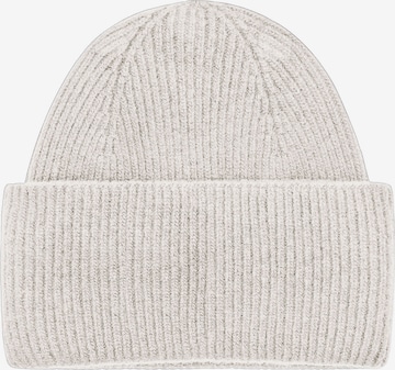 KnowledgeCotton Apparel Beanie in Grey: front