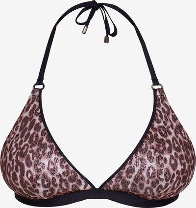 JOOP! Bügel-Bikini-Top ' Leopard Beach ' in 75/A in beige / pink / schwarz, Produktansicht
