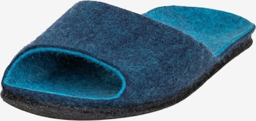 MagicFelt Hausschuh in Blau: Vorderseite