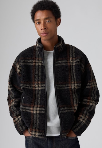 LEVI'S ® Fleece jacket 'Nolan' in Black