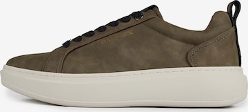 Baskets basses 'Steinmann' Alexander Smith en marron : devant