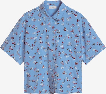 Marc O'Polo DENIM Bluse in Blau: Vorderseite