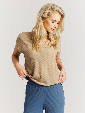 PROTEST Shirt 'PRTNele' in Bruin