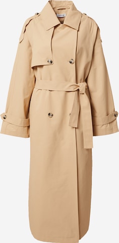 EDITED Ανοιξιάτικο και φθινοπωρινό παλτό ' Ari' σε μπεζ: μπροστά