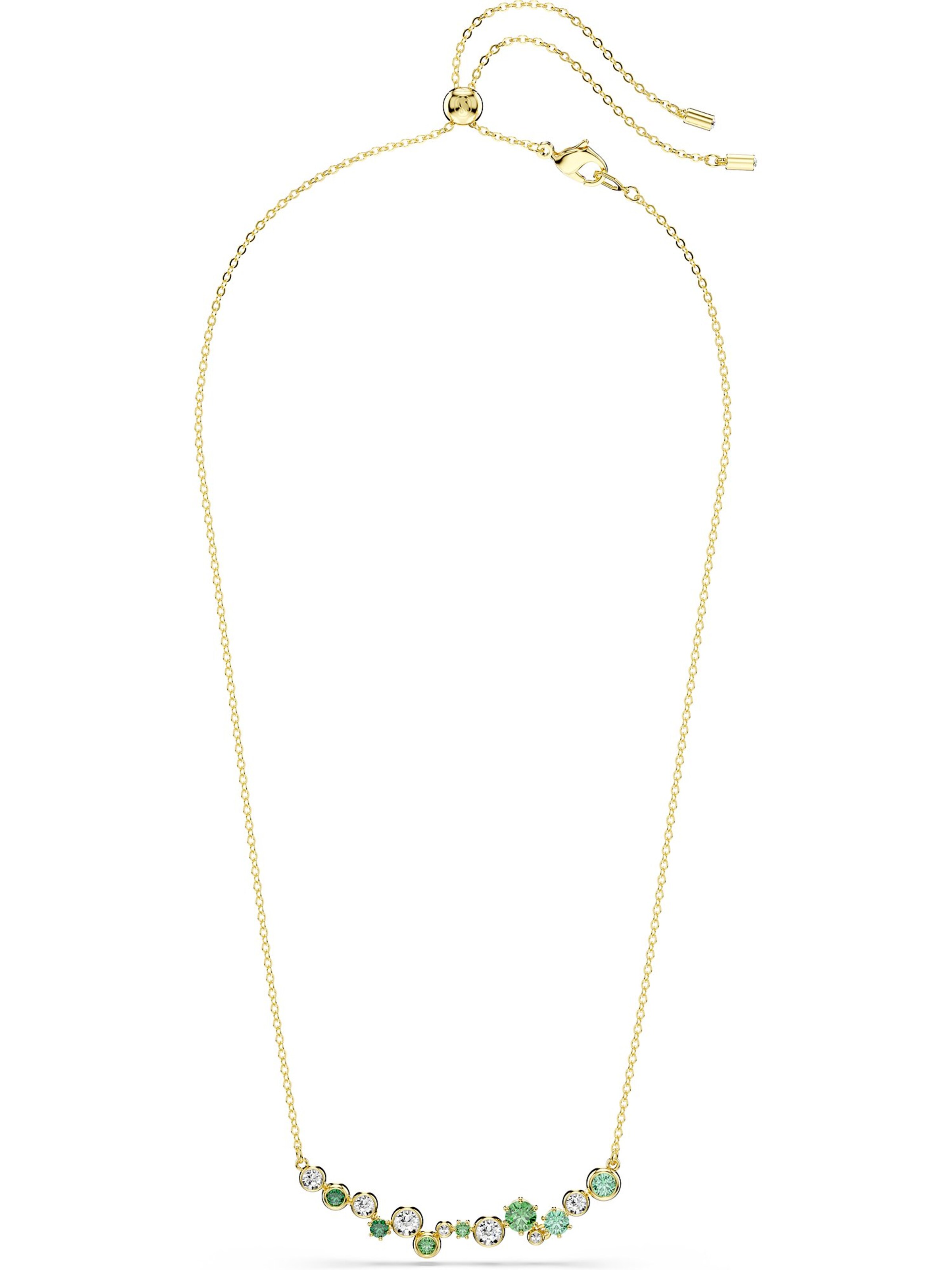 Swarovski Necklace in Green: front