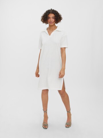 VERO MODA - Vestido 'Unica' en blanco: frente