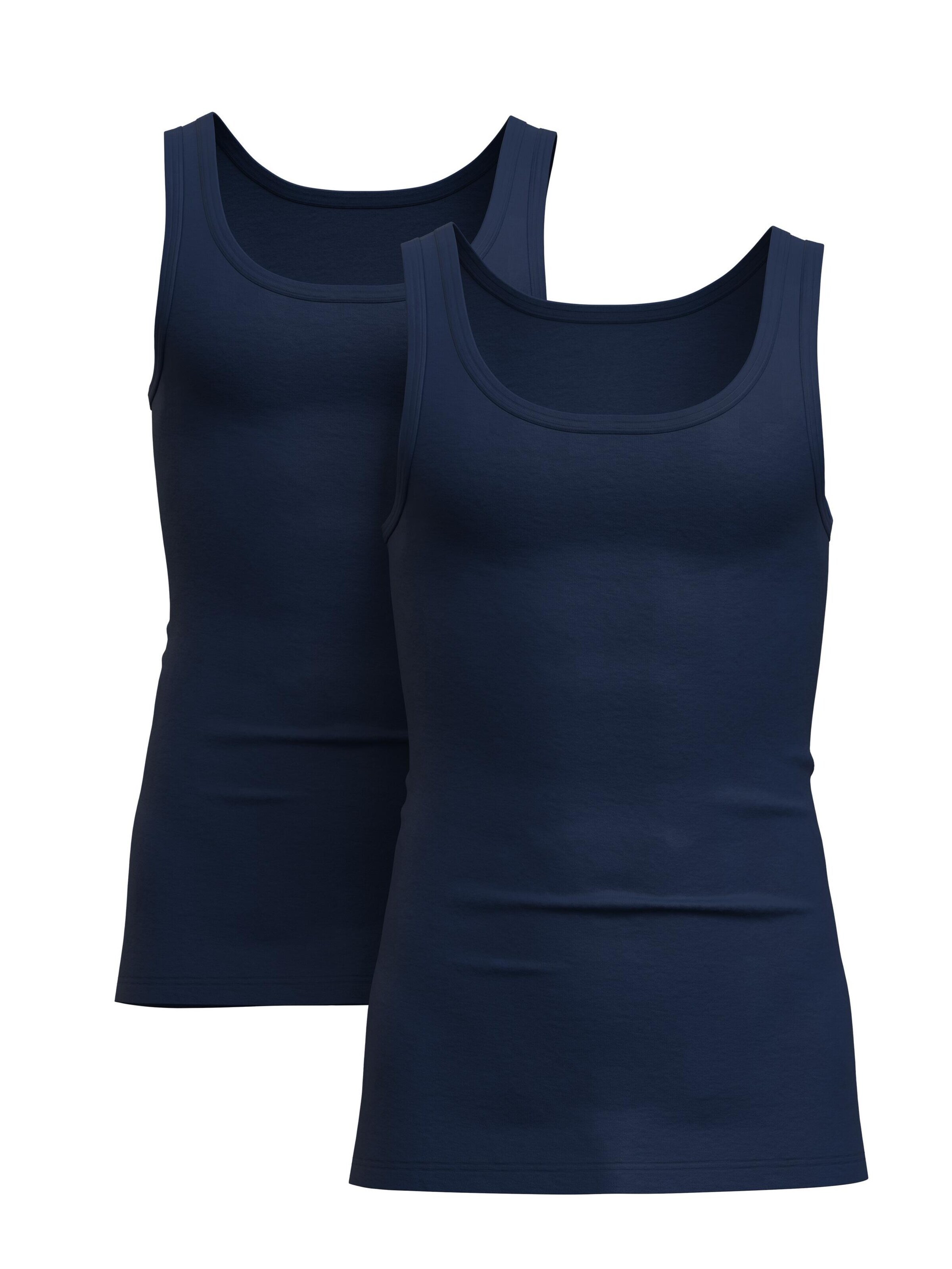 Maillot de corps 'Twisted Cotton Duo' CALIDA en bleu : devant