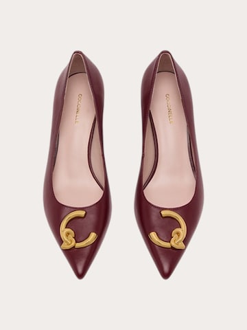 Coccinelle Ballet Flats 'Coccinelle C-Me Smooth' in Red