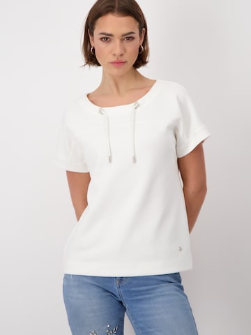 monari Тениска в бяло: отпред