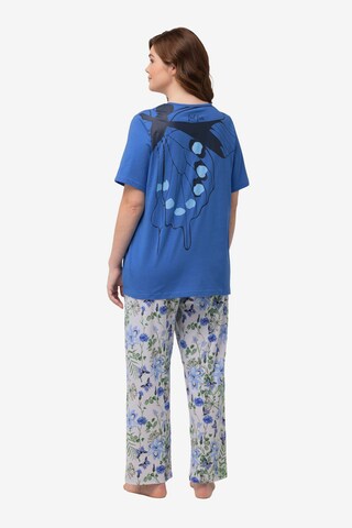 Ulla Popken Pyjama in Blauw