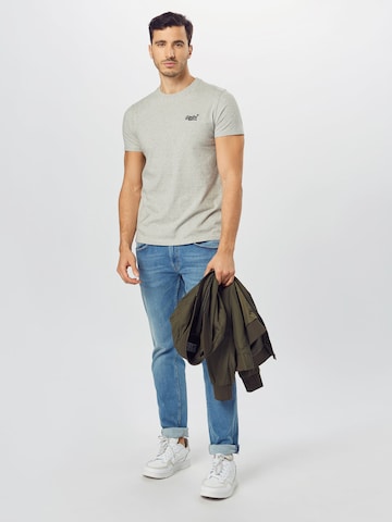 Superdry Tapered Shirt in Grijs