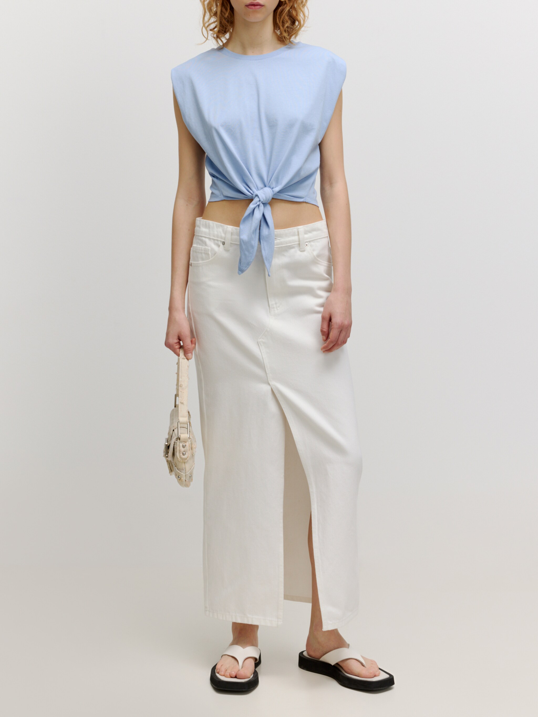 EDITED Produkte Shirt 'Silja' hellblau