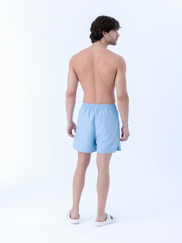 Rockupy Board Shorts 'Cem' in Blue