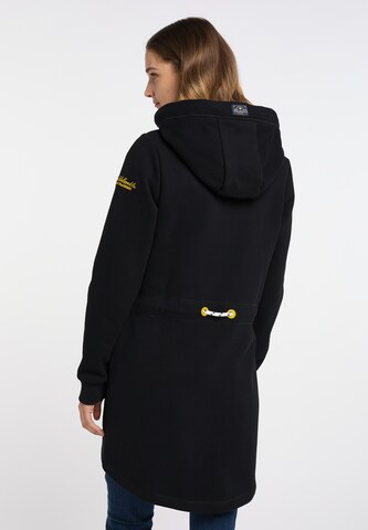 Schmuddelwedda Zip-Up Hoodie in Black