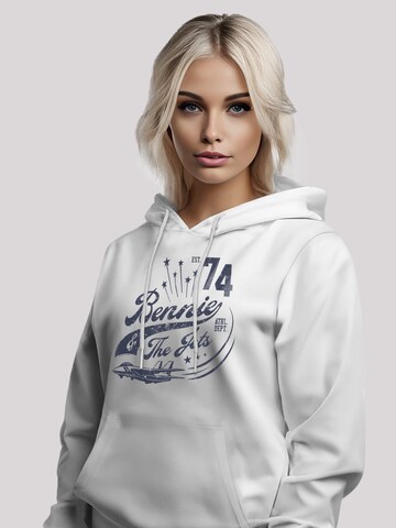 Sweat-shirt 'Elton John Bennie And The Jets' F4NT4STIC en blanc