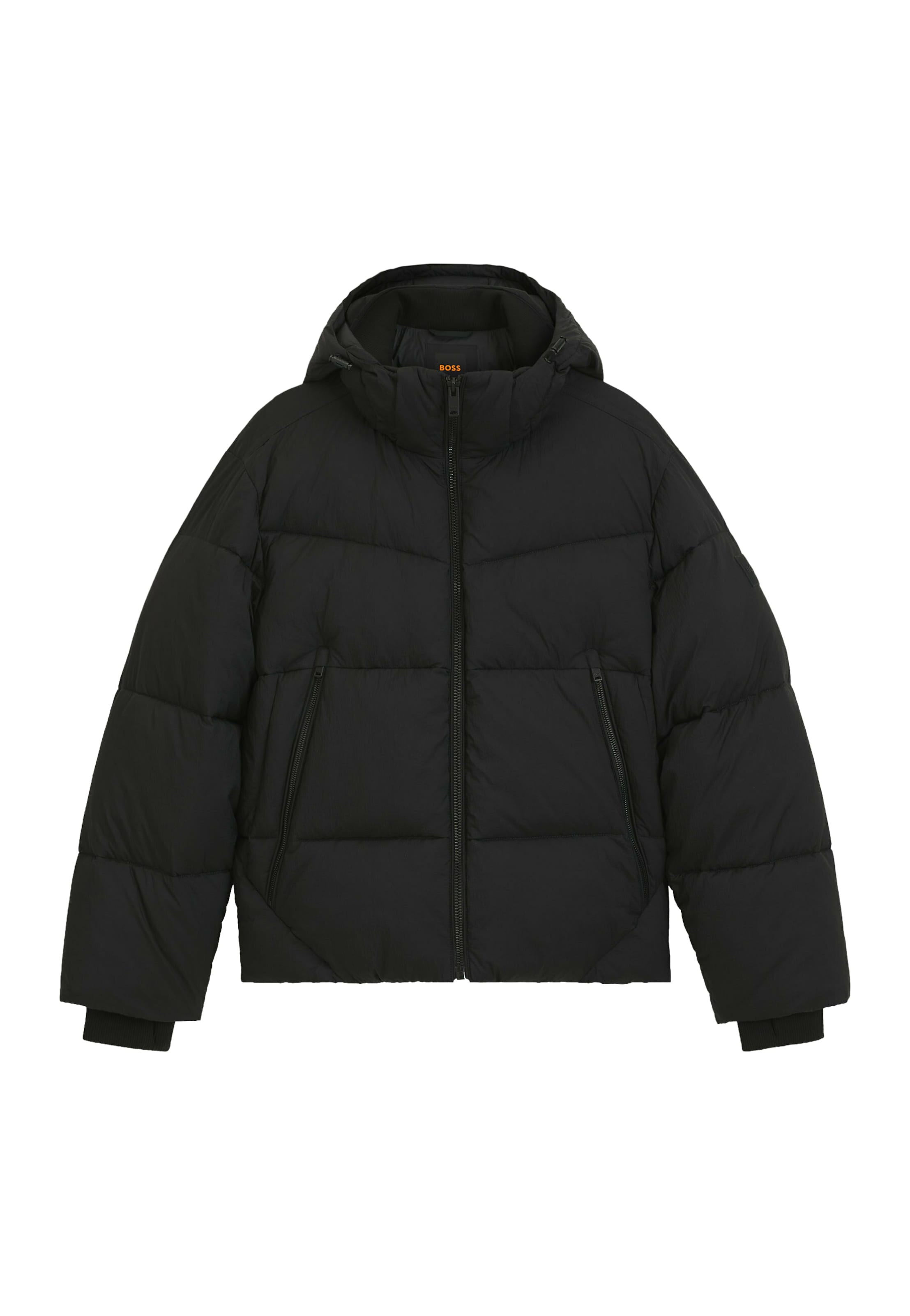 BOSS - Casaco de inverno 'Obore' em preto: frente