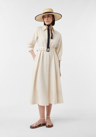 COMMA Blousejurk in Beige: voorkant