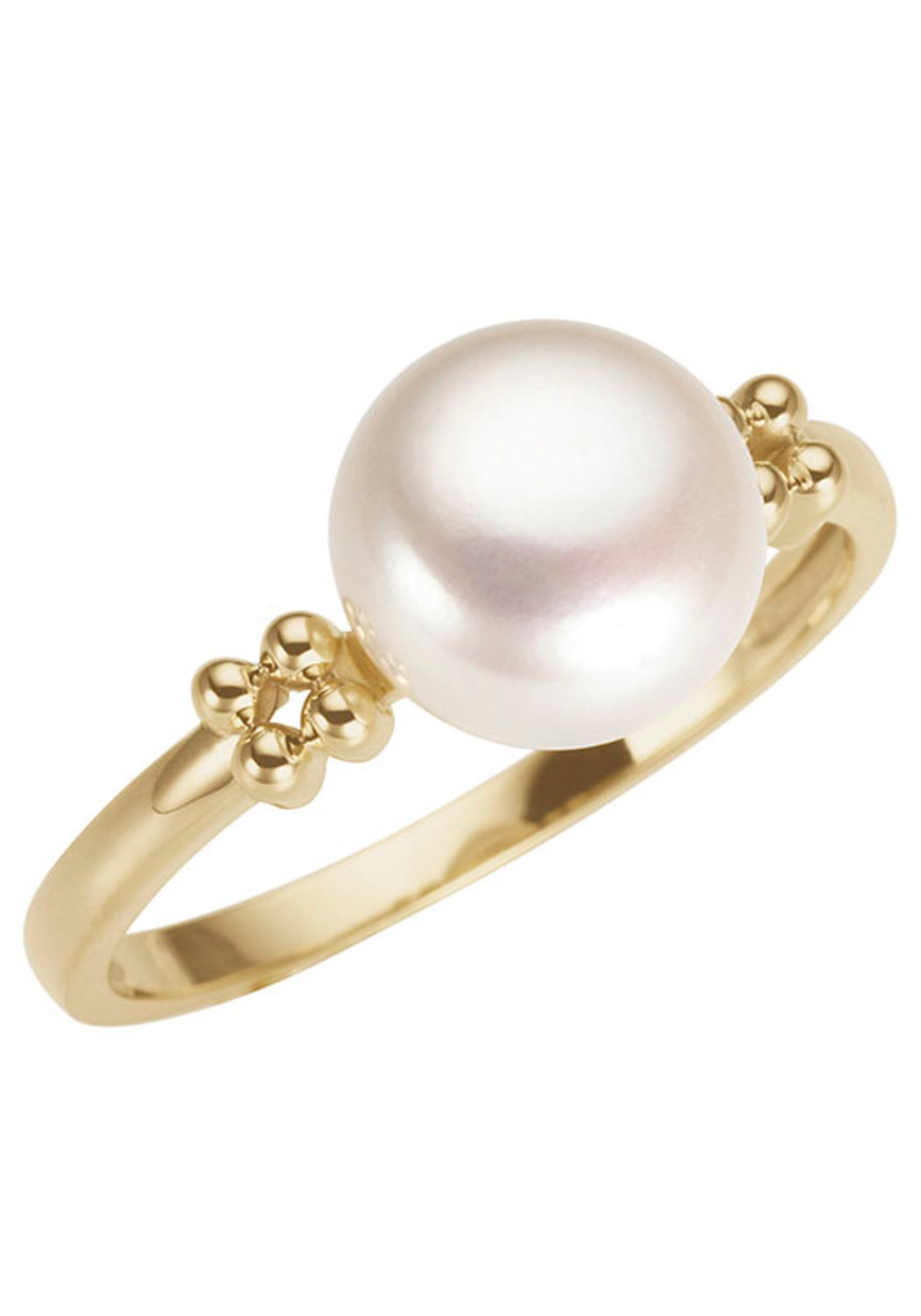 FIRETTI Ring in gold / perlweiß, Produktansicht