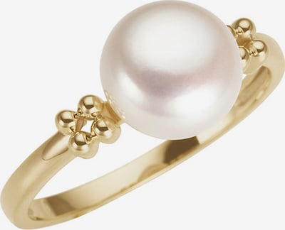 FIRETTI Ring in gold / perlweiß, Produktansicht