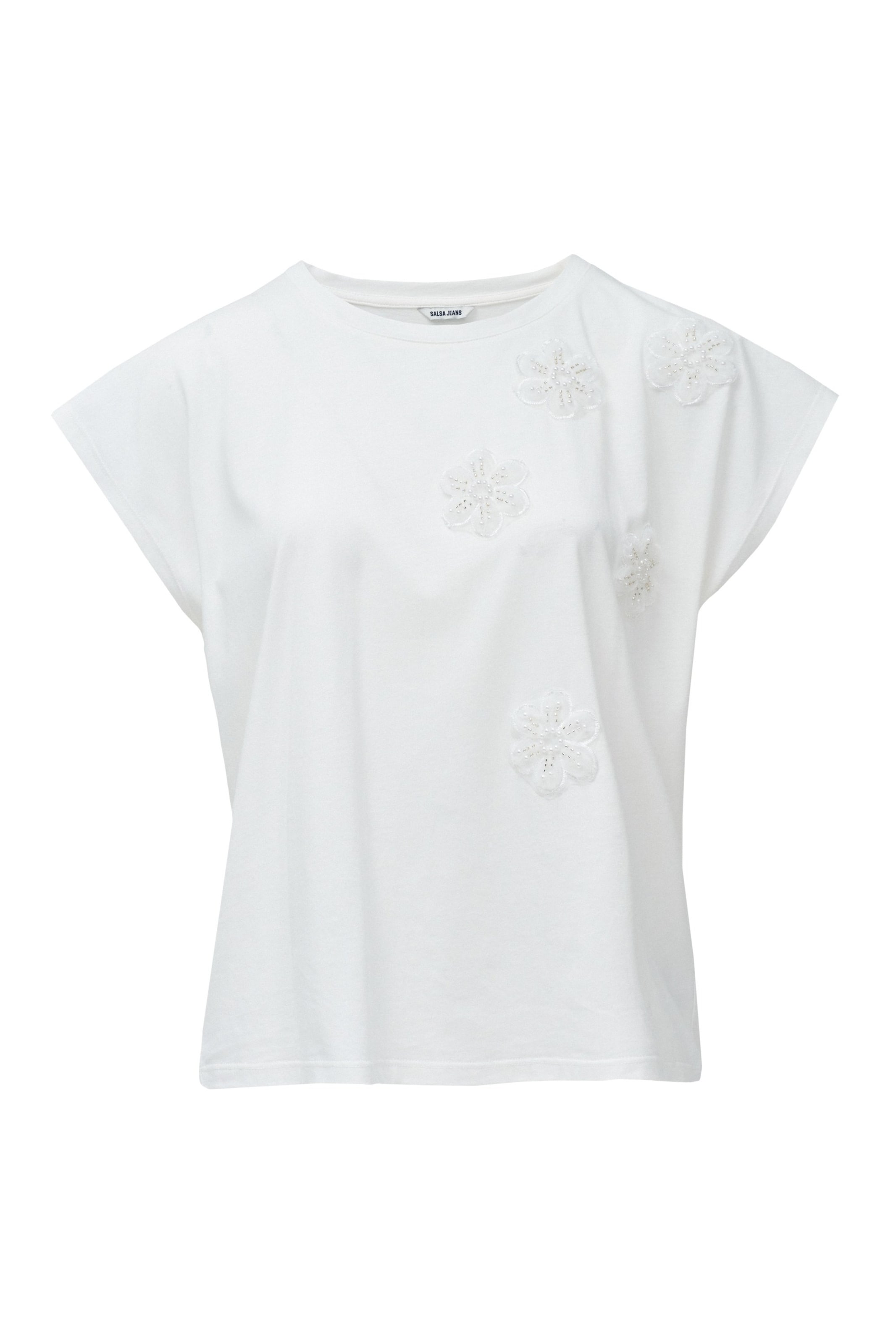 Salsa Jeans Shirt in Wit: voorkant