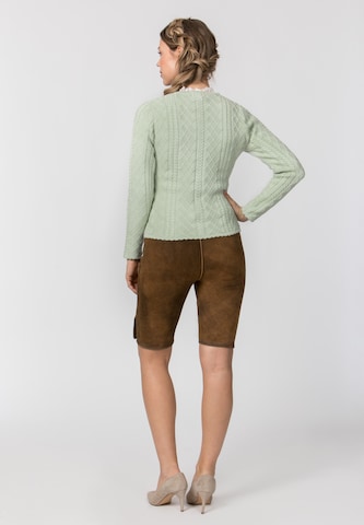 STOCKERPOINT Trachtenstrickjacke 'Lavina' in Grün