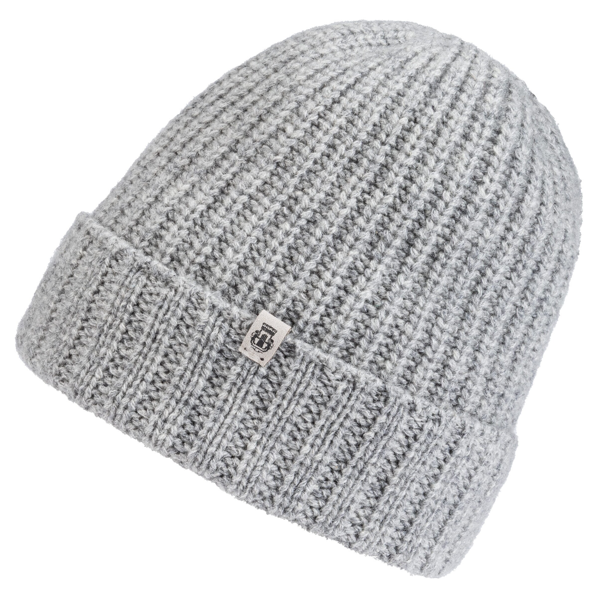 Roeckl Beanie 'RIB & RISE' in Anthracite / Smoke grey / Light grey, Item view