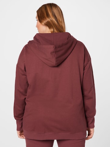 River Island Plus Zip-Up Hoodie in Red