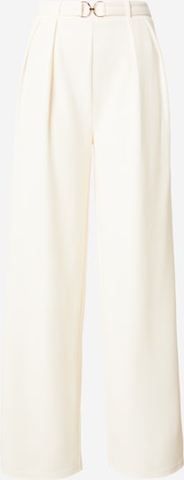 Klostuotos kelnės 'Yara' iš ABOUT YOU, spalva – balkšva, Prekių apžvalga