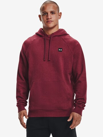 UNDER ARMOUR Regular fit Athletic Sweatshirt 'Rival' in Red: front