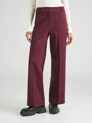 ESPRIT Loosefit Pantalon in Lila: voorkant