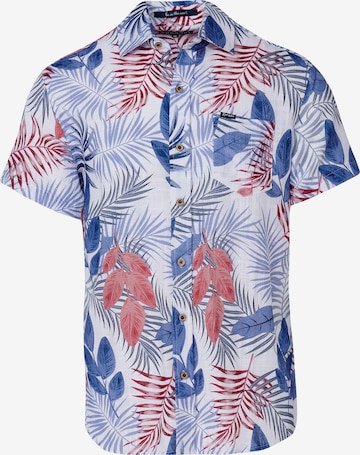 mėlyna KOROSHI Priglundantis modelis Marškiniai: priekis